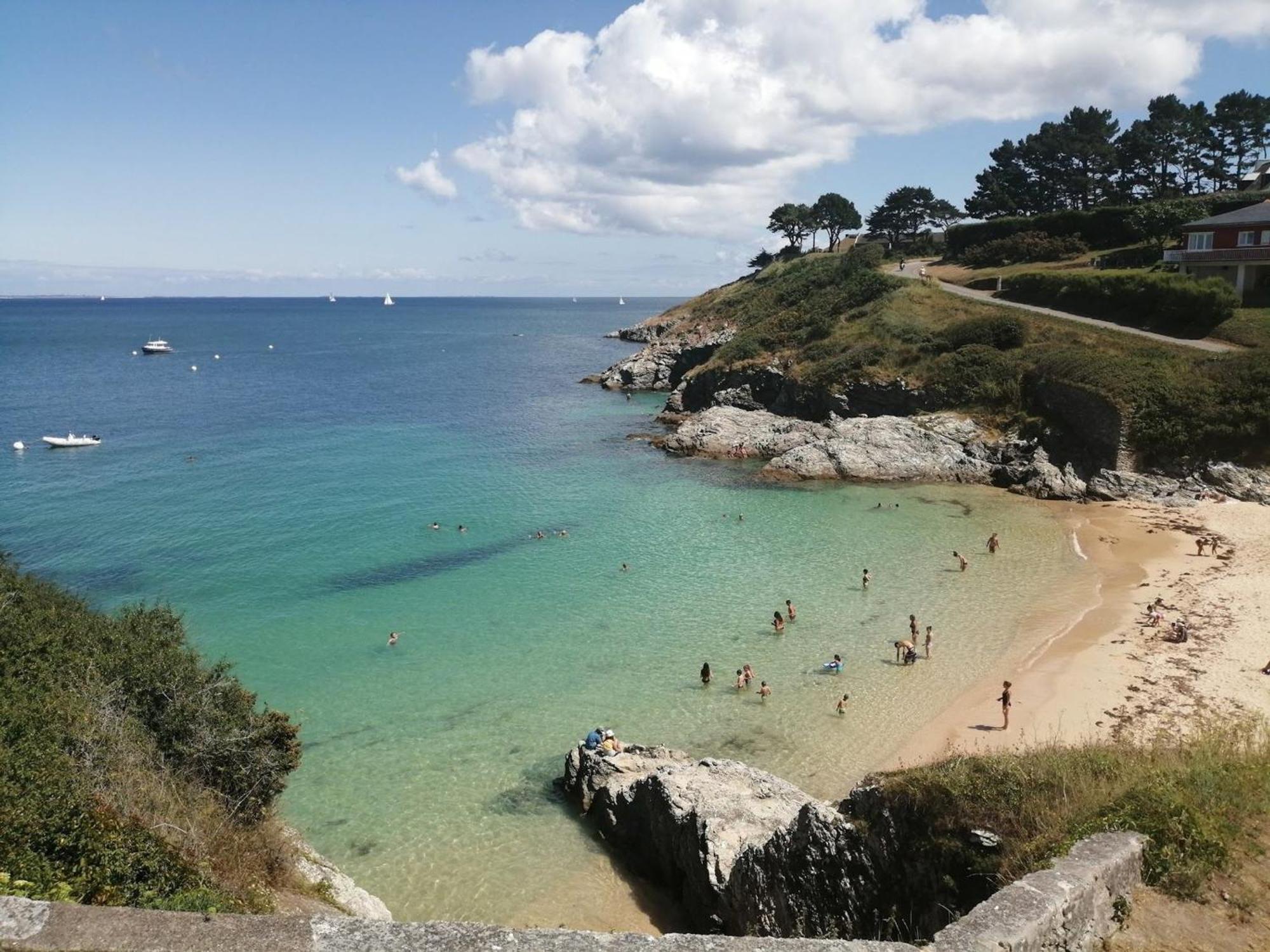 Appartement Cosy En Centre-Ville, Proche Plage, Pour 4 Pers. Avec Cour Privee Et Tout Confort - Fr-1-418-68 Le Palais Bagian luar foto